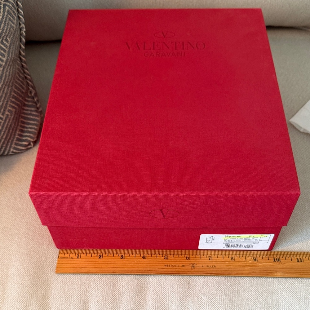 Valentino Garavani Vibrant Red Shoe box